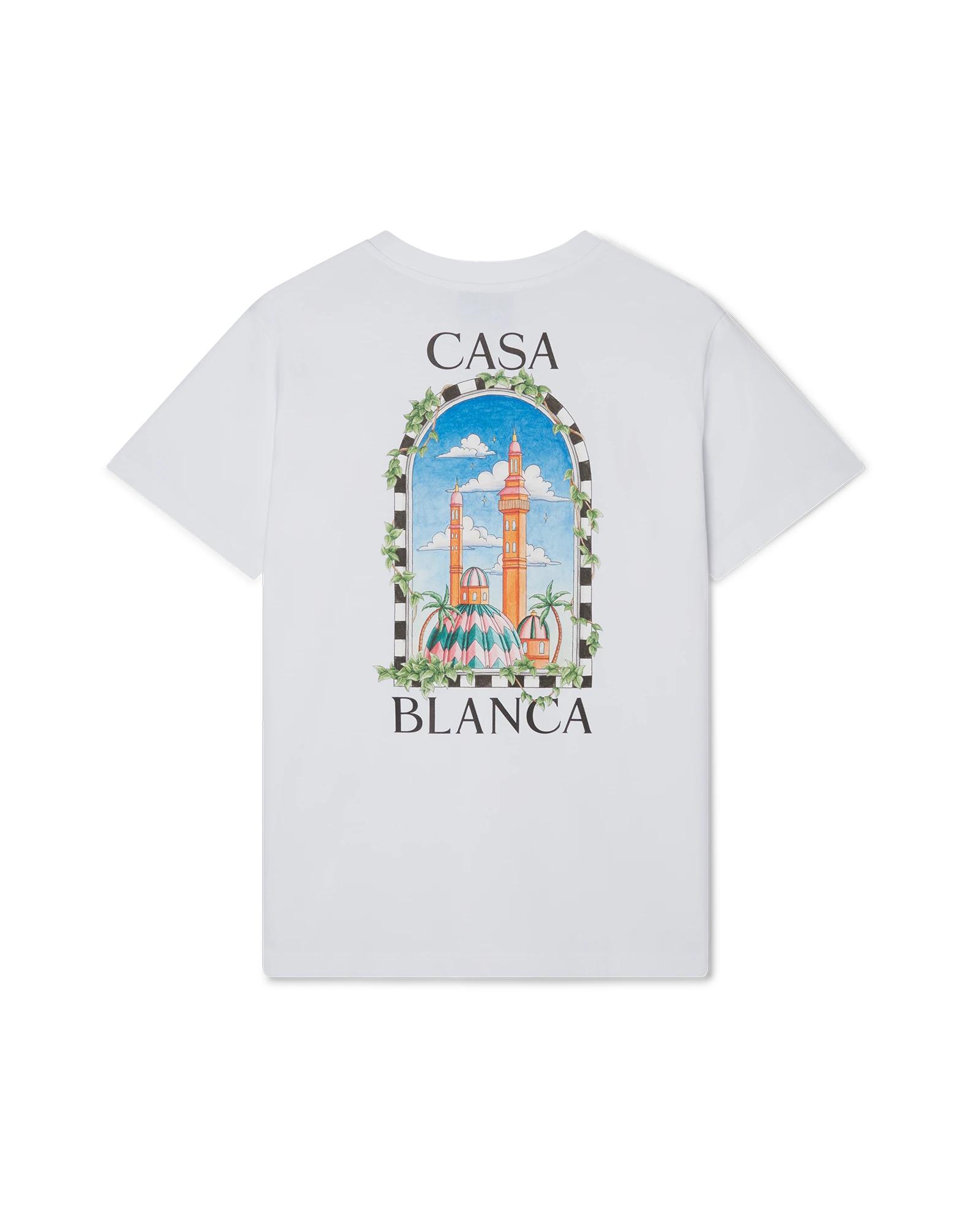 Vue De Damas Short Sleeve T-Shirt by CASABLANCA