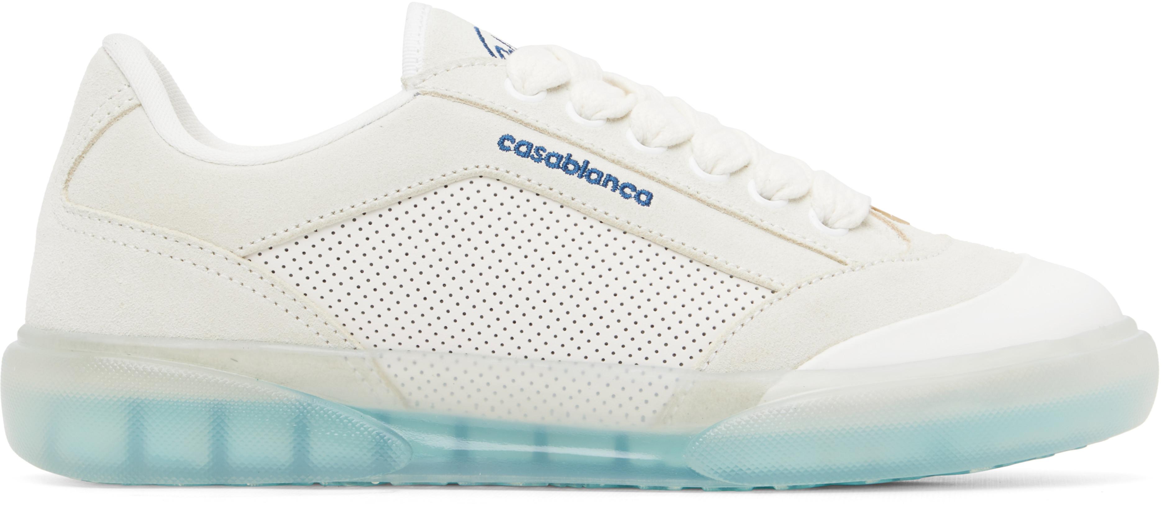 White 'Del Mar' Sneakers by CASABLANCA
