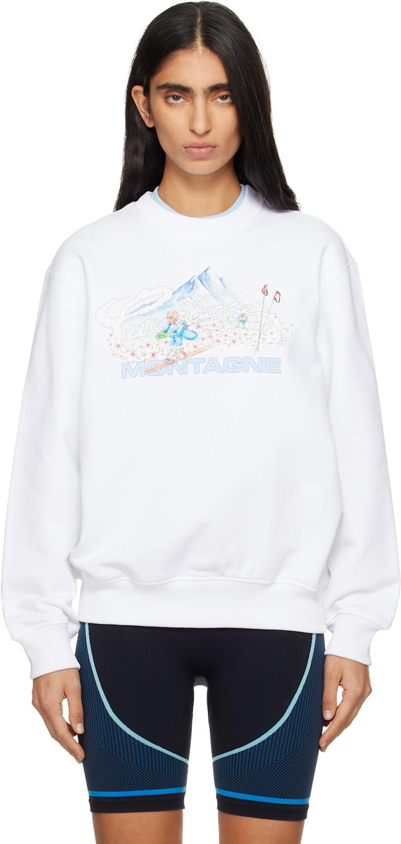White Ski Sweatshirt by CASABLANCA