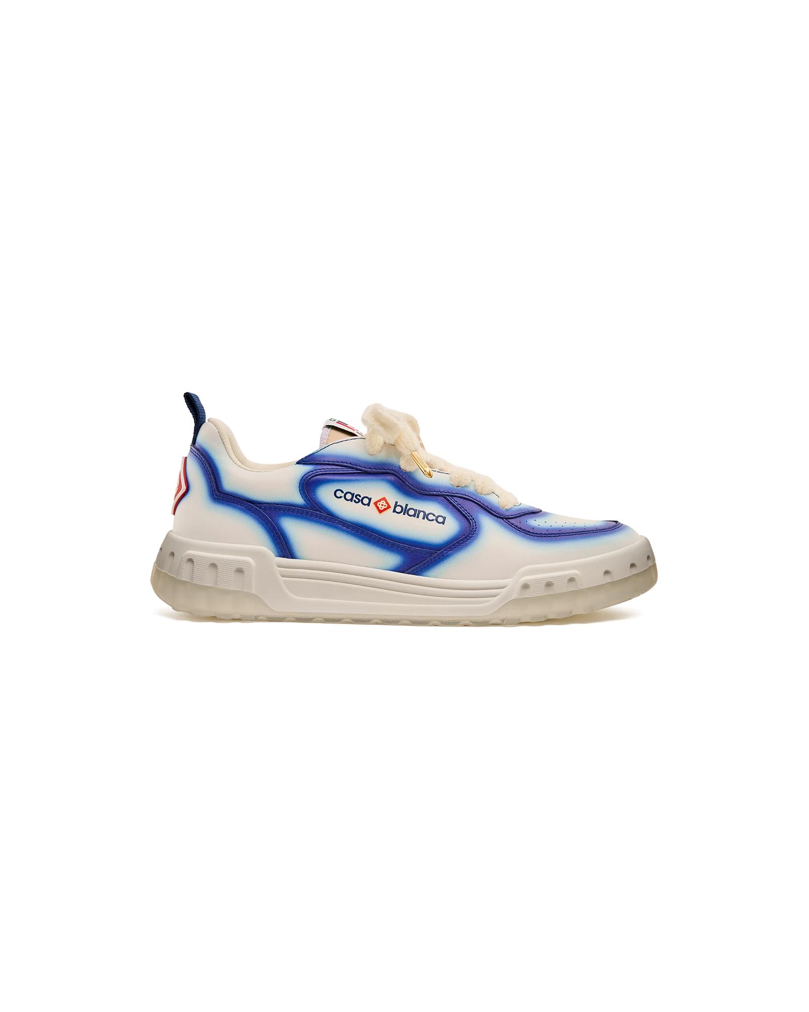 Women's Court Blue Fade Sneaker by CASABLANCA