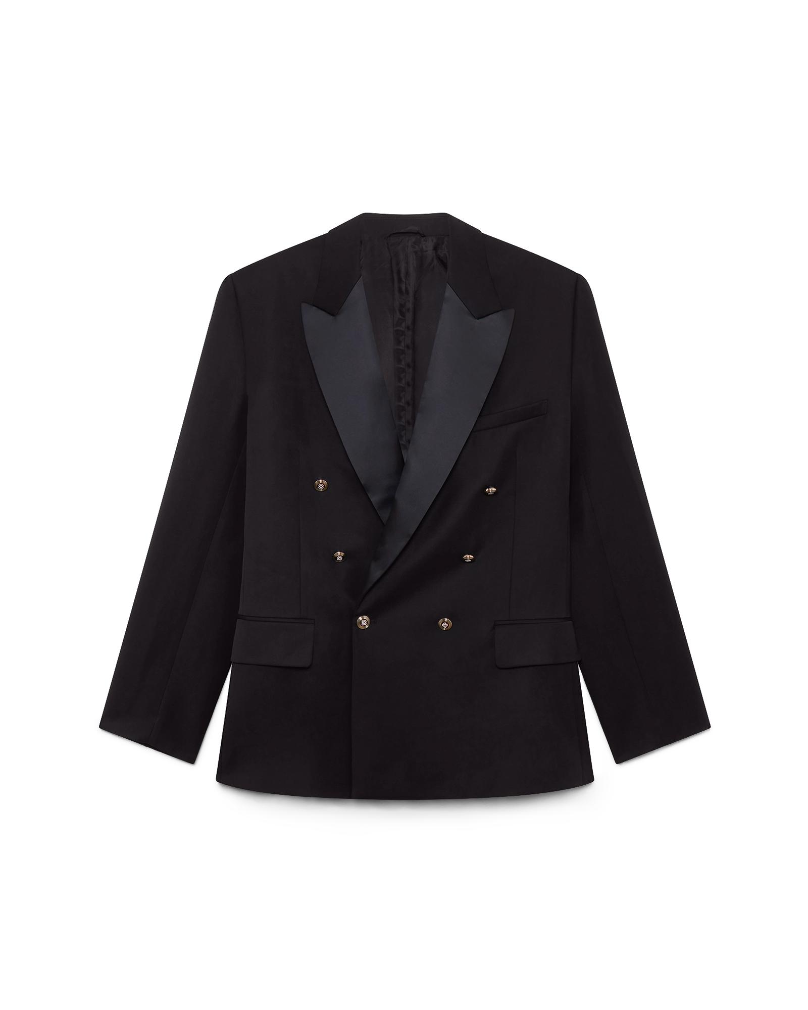 Wool Double Breasted Blazer by CASABLANCA