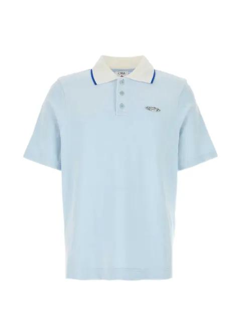 blue polo shirt by CASABLANCA