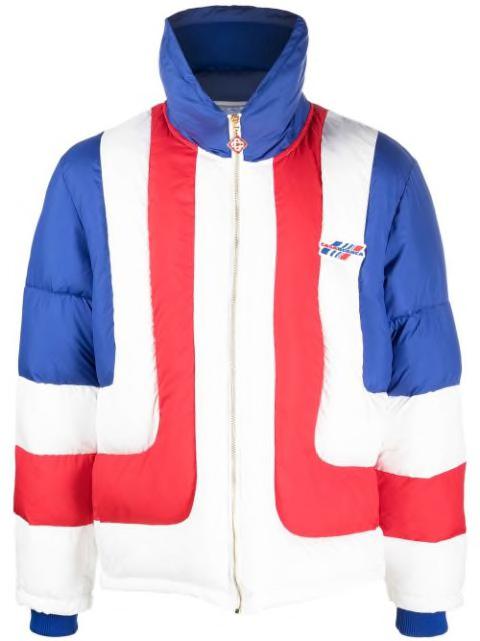 colour-block puffer jacket by CASABLANCA