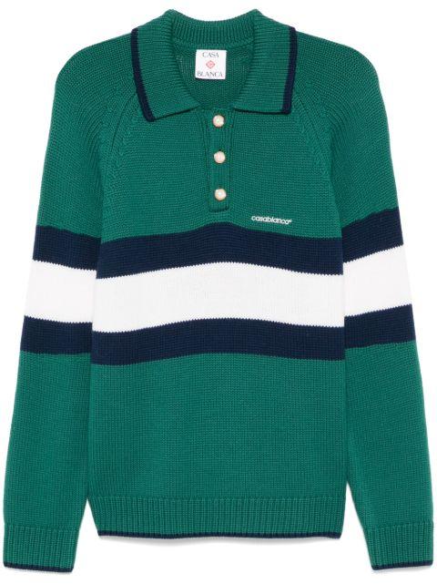 colourblock polo shirt by CASABLANCA