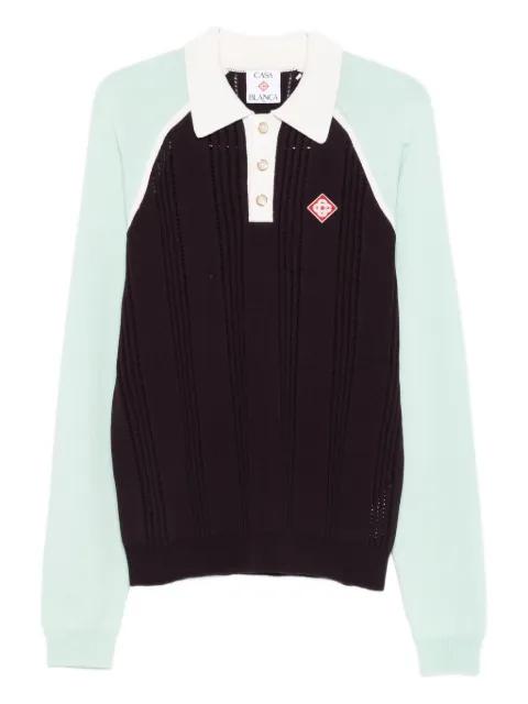 colourblock polo shirt by CASABLANCA