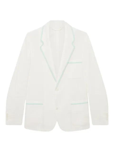 contrast-piping jacket by CASABLANCA