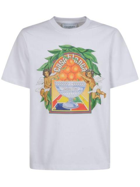 crew-neck T-shirt by CASABLANCA