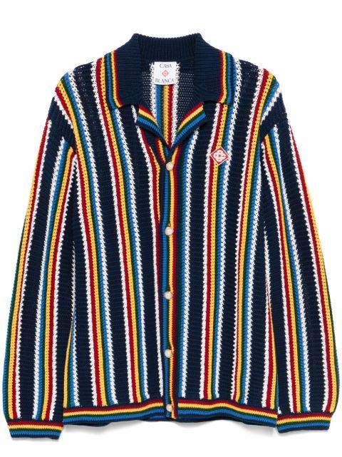 crochet-knit cardigan by CASABLANCA