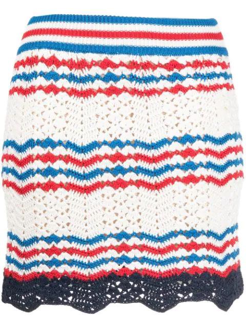 crochet mini skirt by CASABLANCA