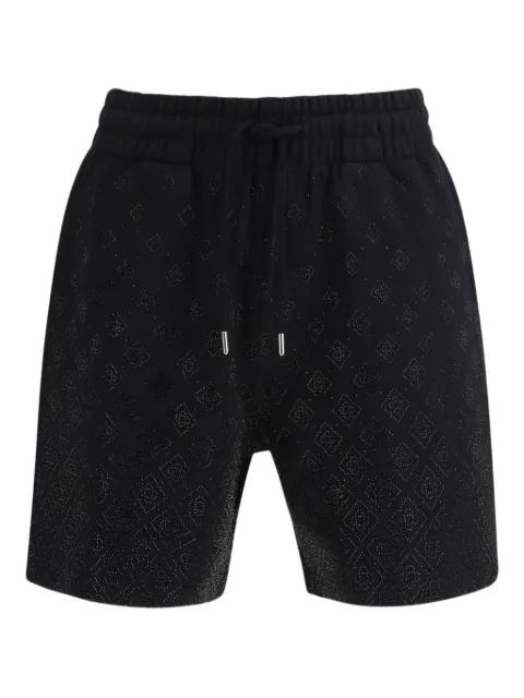crystal monogram shorts by CASABLANCA