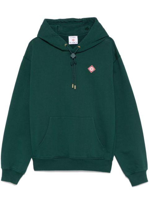 diamond-logo patch hoodie by CASABLANCA
