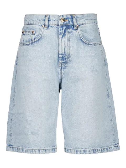 distressed denim shorts by CASABLANCA