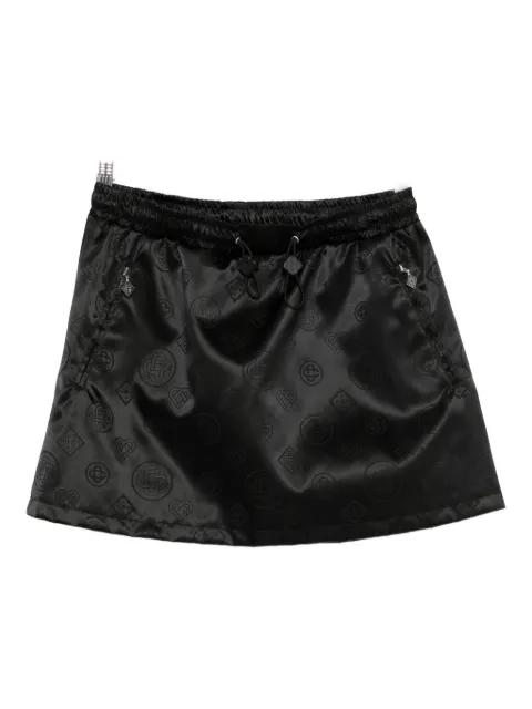drawstring patterned mini skirt by CASABLANCA