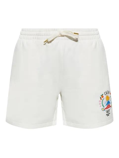 embroidered-logo shorts by CASABLANCA