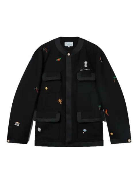 embroidered pocket jacket by CASABLANCA