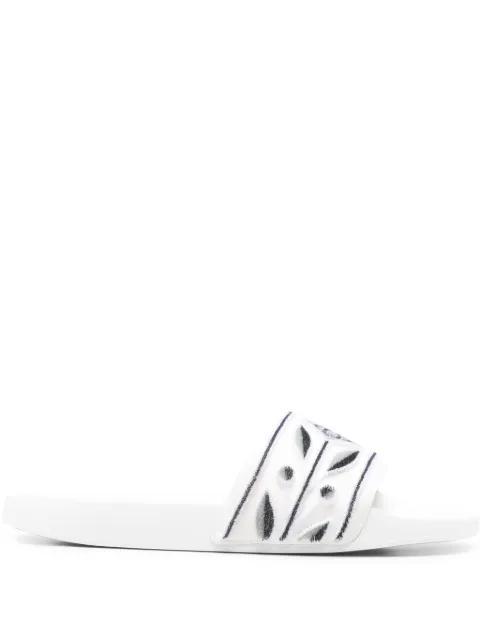 embroidered slides by CASABLANCA