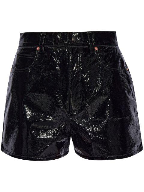 faux-leather shorts by CASABLANCA