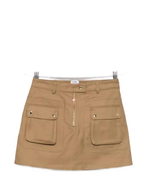 flap-pocket mini skirt by CASABLANCA