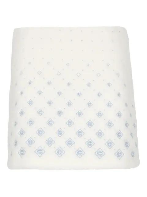 floral-motif A-line skirt by CASABLANCA