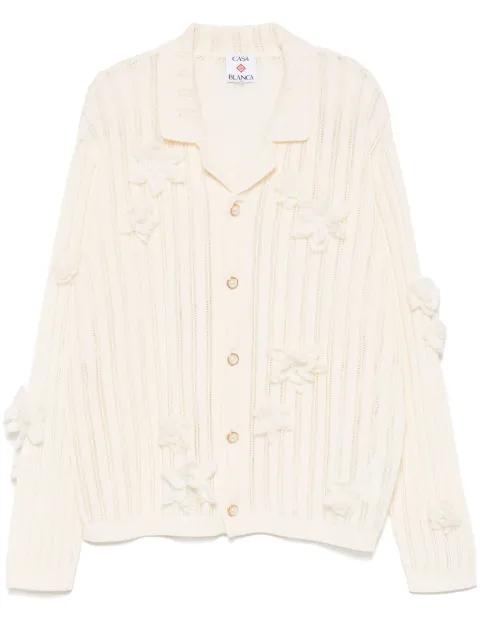 flower laced shirt by CASABLANCA