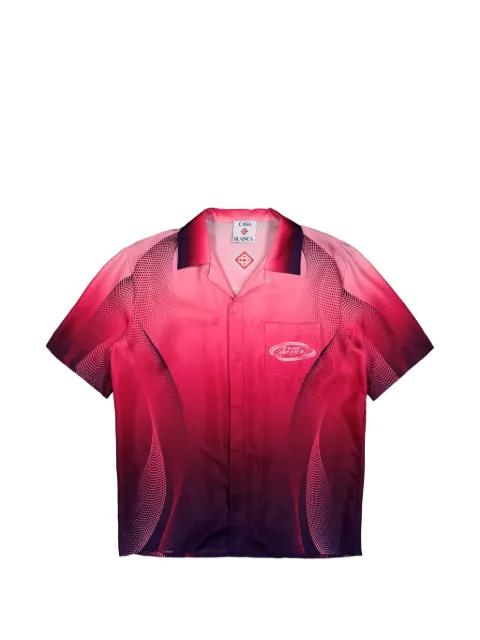 gradient cuban collar shirt by CASABLANCA
