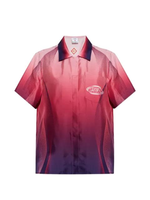 gradient-effect polo shirt by CASABLANCA