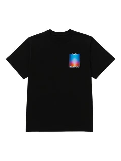 gradient logo T-shirt by CASABLANCA