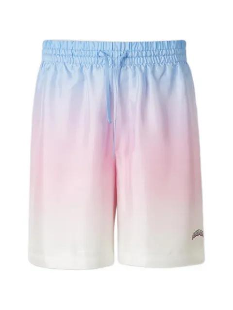 gradient print drawstring shorts by CASABLANCA
