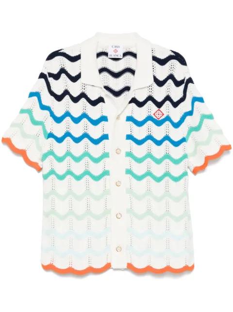 gradient wave shirt by CASABLANCA