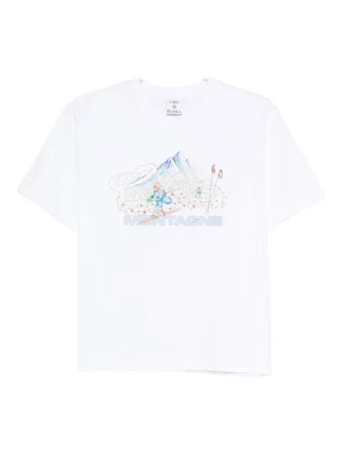 graphic-print T-shirt by CASABLANCA