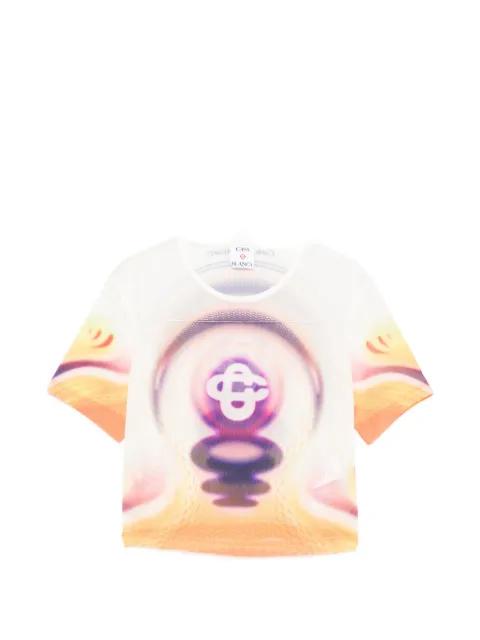 graphic-print T-shirt by CASABLANCA