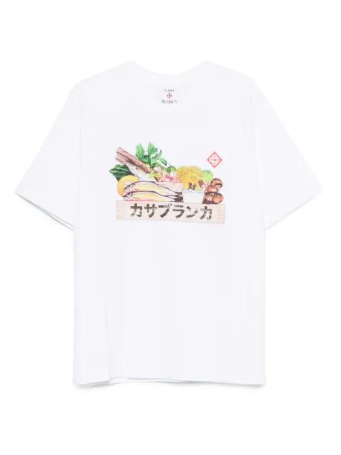 graphic-print cotton T-shirt by CASABLANCA