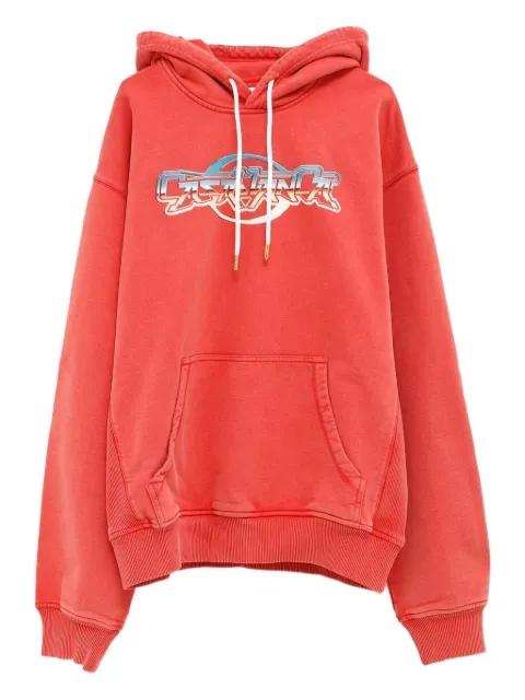 graphic-print drawstring hoodie by CASABLANCA
