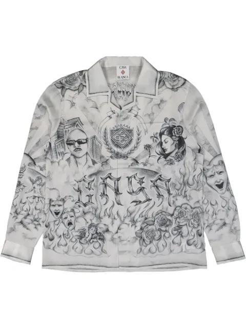 graphic-print shirt by CASABLANCA