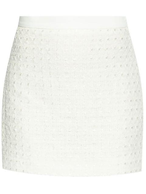 high-waisted cotton mini skirt by CASABLANCA
