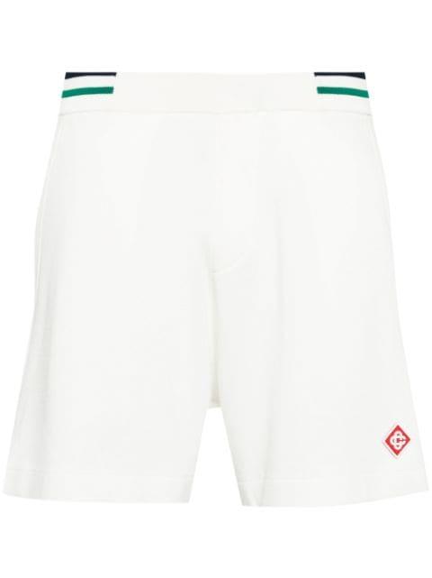 logo-appliqué jersey shorts by CASABLANCA