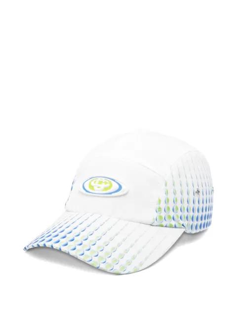 logo-appliqué patterned baseball cap by CASABLANCA