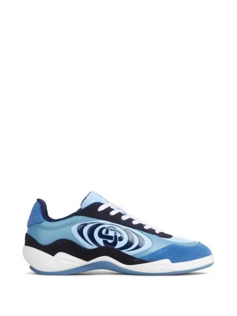 logo-detail leather sneakers by CASABLANCA