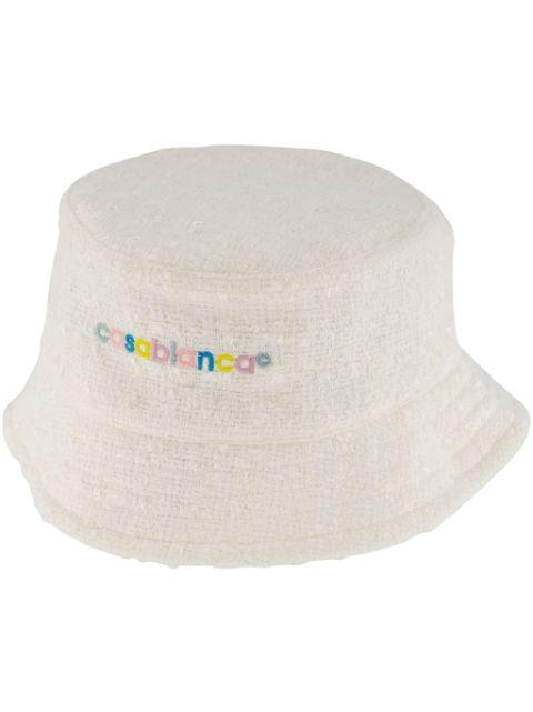 logo-embroidered bucket hat by CASABLANCA
