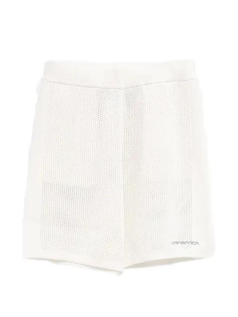 logo-embroidered mesh shorts by CASABLANCA