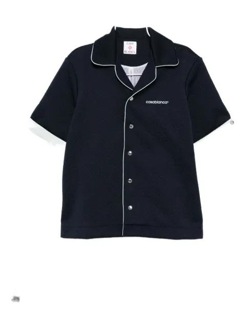 logo-embroidered shirt by CASABLANCA