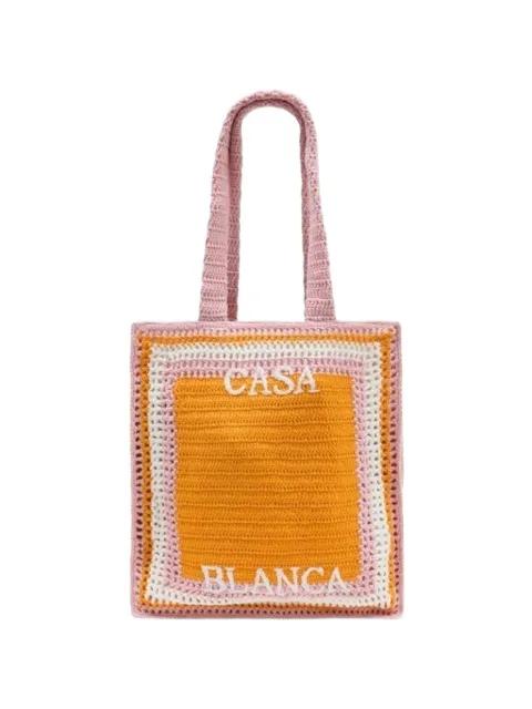 logo-embroidered shoulder bag by CASABLANCA