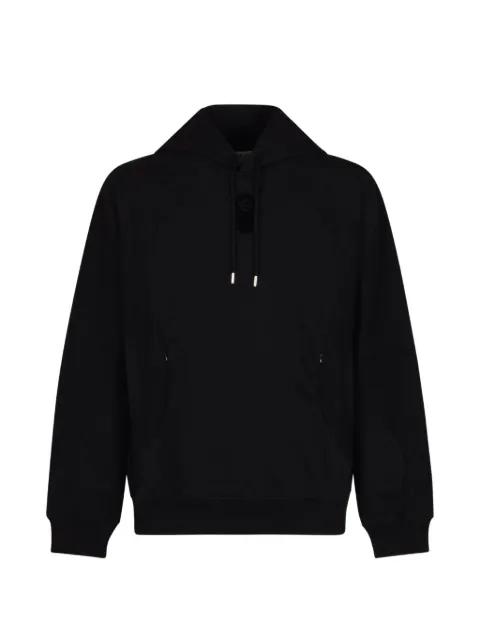 logo flock-print hoodie by CASABLANCA