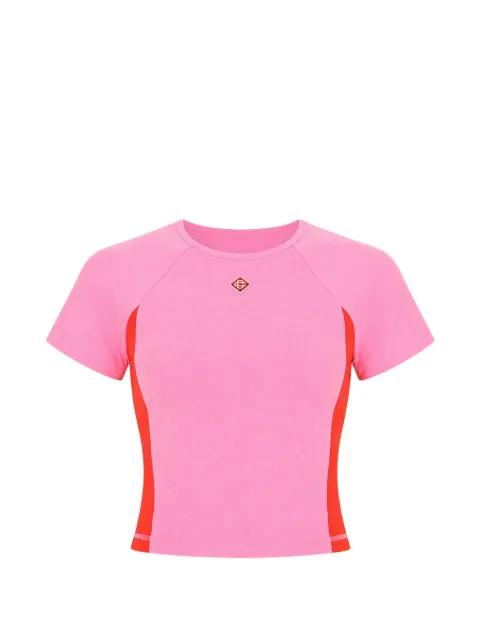 logo-patch T-shirt by CASABLANCA