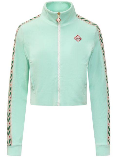 logo-patch cotton-blend sweatshirt by CASABLANCA