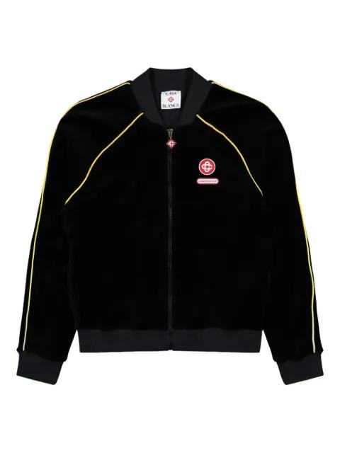 logo-patch jacket by CASABLANCA
