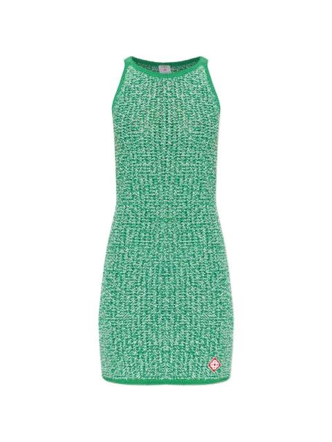 logo-patch mini dress by CASABLANCA