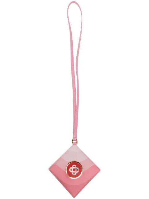 logo patch neck strap cardholder by CASABLANCA