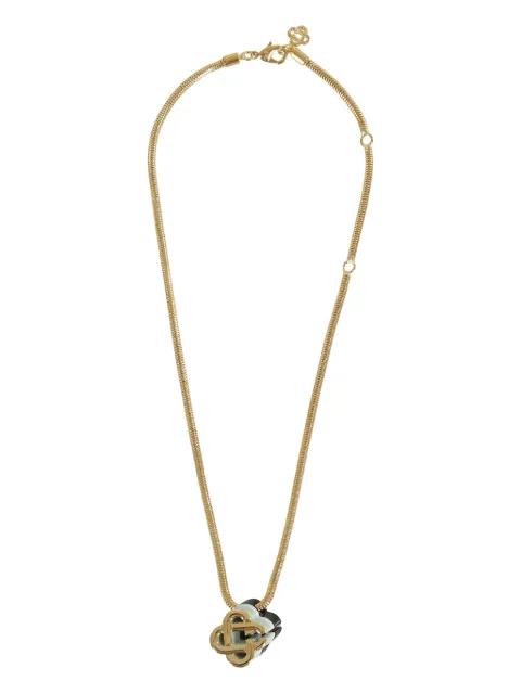 logo-pendant necklace by CASABLANCA
