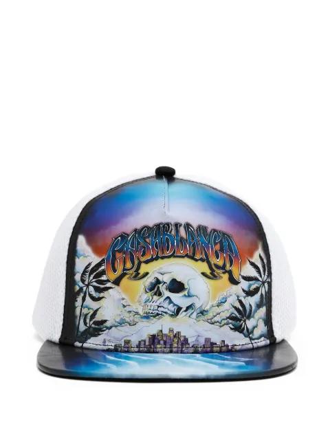 logo-print cap by CASABLANCA
